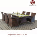 Outdoor Wicker Dining Set with Steel Frame (1212)